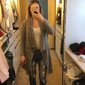 Italian long cardigan